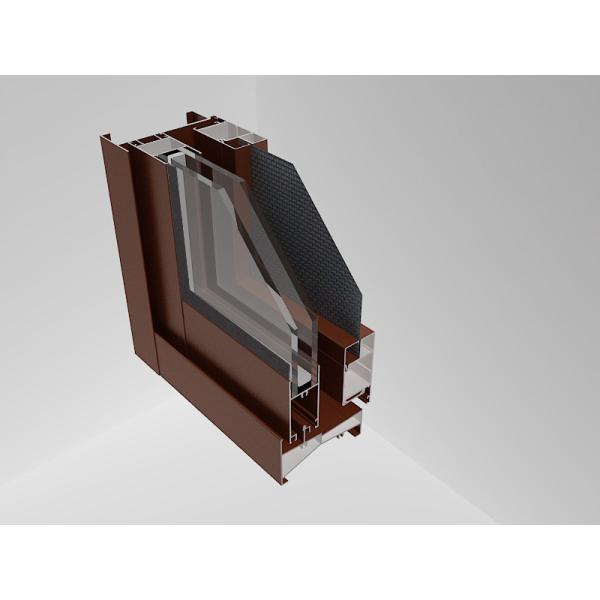 Buy Aluminum Extrusion Profiles 40um Powder Coated Anti Theft Sliding Window at wholesale prices