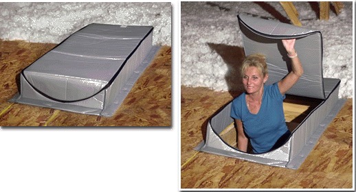 Non - Toxic Attic Insulator Cover 30 x 60 x 13 Inches With Heavy Duty Zippers