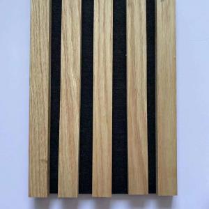 China Wooden Strip Mdf Acoustic Panels Sound Absorbing 21mm For Wall on sale