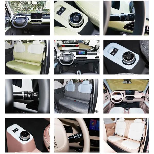 GEELY Panda Mini Electric 4 Seats Small Car Energy Vehicle Maximum speed km/h 115 Red/Blue