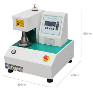 Textile Carton Cardboard Paper Automatic Bursting Strength Test Machine
