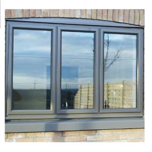 Fashion Style Aluminum Alloy Sliding Window With Horizontal Opening Pattern By R