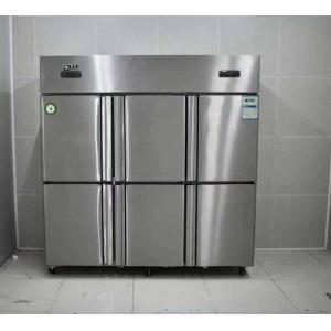 China Commercial Stainless Steel Freezers Six Doors 48 Cu Ft on sale