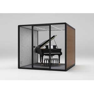 China Practice instrument soundproof room silent pods with laminate glazed office pods on sale