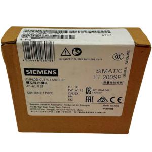 SIEMENS 6ES7135-6HD00-0BA1 SIMATIC ET 200SP, ANALOG OUTPUT MODULE, AQ 4XU/I