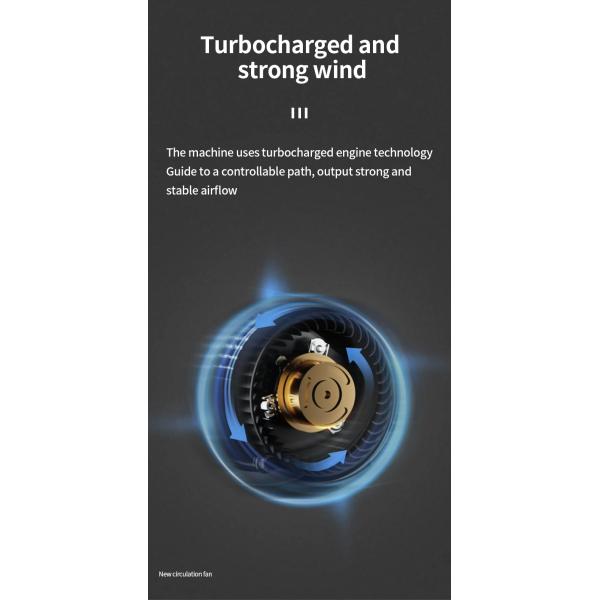 25.8*26.8*101.5cm Household Lownoise Leafless Purification Fan Bladeless Fan with TUYA