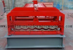 Quality Glazed Tile Roll Forming Machine , Zinc Roofing Sheet Tile Making Machine China Glazed Tile for sale