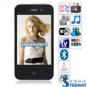 HiPhone 4G Quad Band Dual Cards Dual Standby Dual Cameras WIFI JAVA Analog TV
