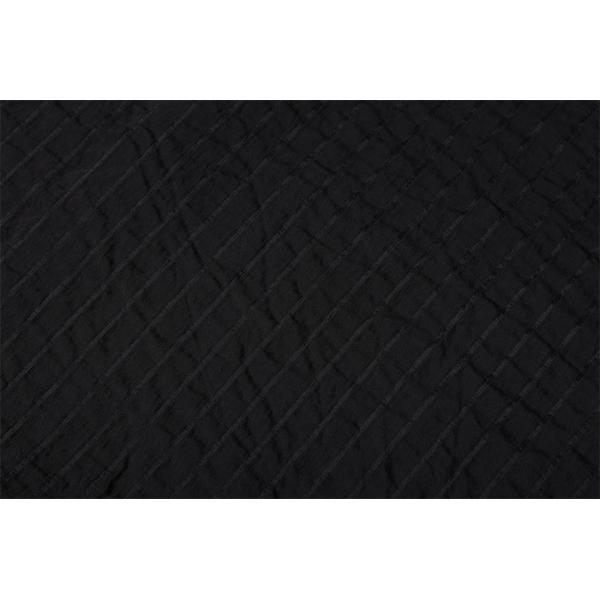 Buy Stripe Style 90gsm Polyester Chiffon Fabric Black 75Dx75D at wholesale prices