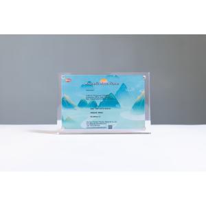 Glass Photo Clear 5 X 7 Magnetic Acrylic Picture Frame Freestanding Desktop