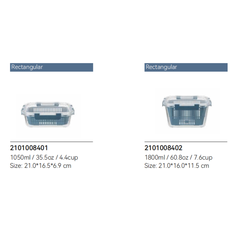 IKOO Glass Food Container with Silicone Lid