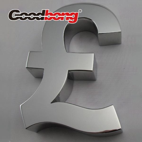 Buy Custom Outdoor Waterproof Polished Stainless Steel Letter at wholesale prices