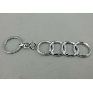China Fashionable And Promotional Keychain / Audi Key Chain With Chrome Plating on sale