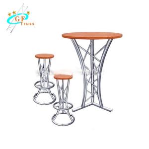 China Modern aluminum bar furniture table and chair for club on sale
