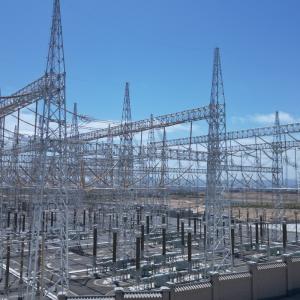 Dip Galvanized Steel Electricity Power Transmission Tower Lattice Steel Tower