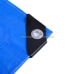 Waterproof Outdoor Plastic Cover in Blue Poly Tarp for HDPE Fabric and 500D Yarn