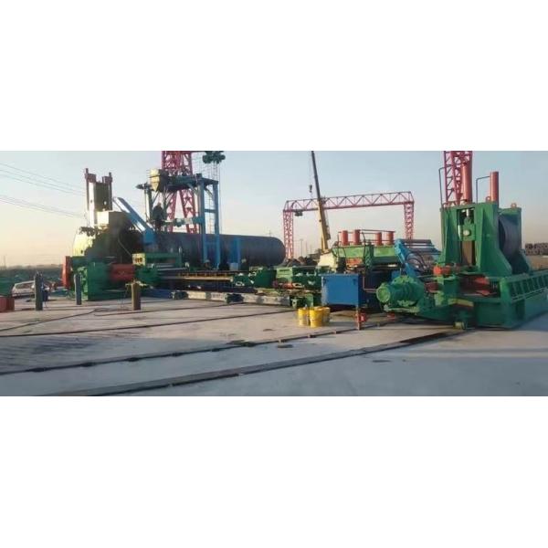 Front Swing Spiral Welded Pipe Mill Q235 Q355 X60 X70 X80 Spiral Tube Forming Machine
