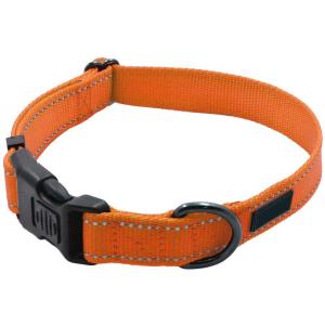 Durable Soft Nylon Dog Collar , Reflective Nylon Buckle Dog Collars