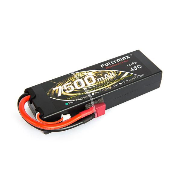 45C 7500mAh 7.4V 2S Lipo Batteries For Model Aircraft Rc Model Boats