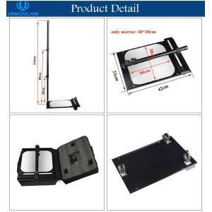 Square 12" Mirror Acrylic Under Vehicle Inspection System
