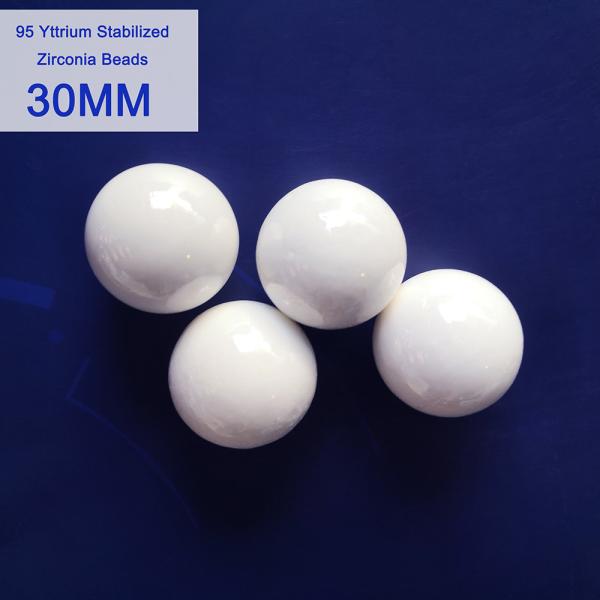 Size 30mm Zirconia Grinding Balls For Non-Metallic Ore Coarse Grinding In Mixing