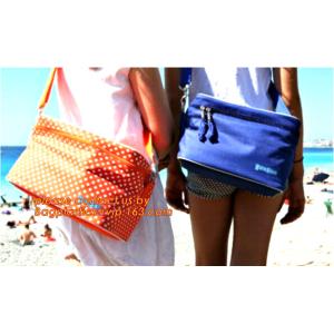 polyester cheap simple insulated cooler bag for food, Promotional custom