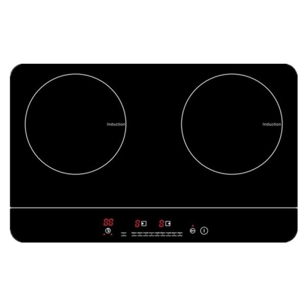 Buy Smooth Crystal Glass 3400W Dual Induction Cooker at wholesale prices