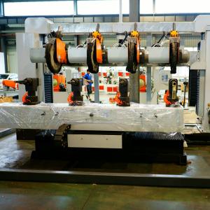 Bathroom Industry CNC Buffing Machine Automatic Metal Polishing For Brass Tube