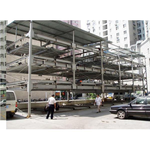 Full Automatic Computer Control Multi Level Steel Structure Car Parking