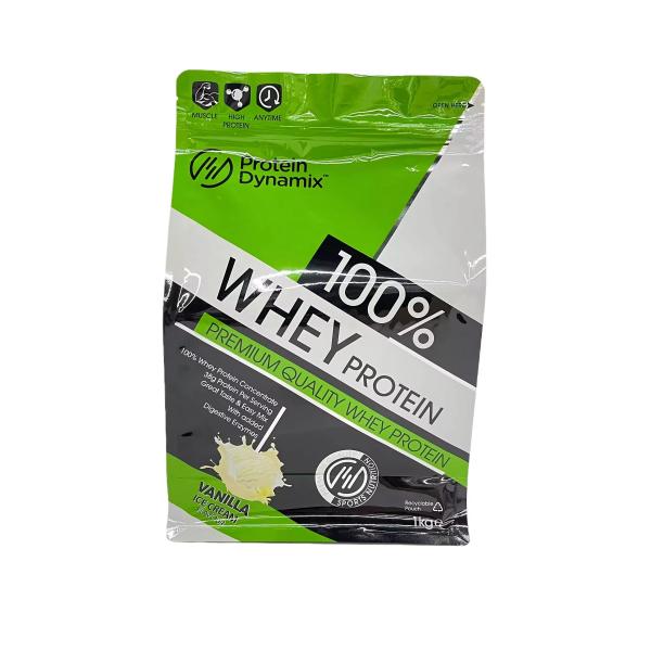 Active Protein Plus Aluminum Foil Pouch Custom Printed Stand Up Whey Protein