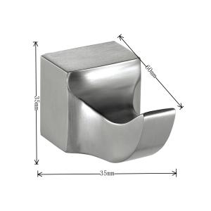 35mm Bathroom Robe Hooks Stainless Steel SUS304 Wall Mounted