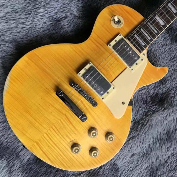 Custom Tom Murphy 1959 Les Paul Standard Electric Guitar Lemon Drop