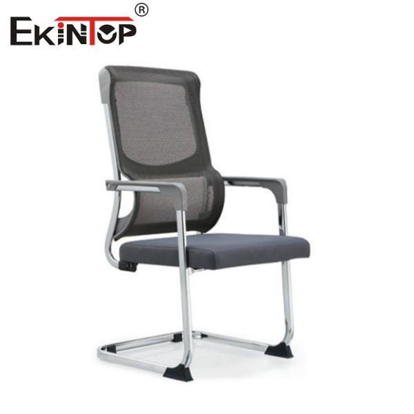 Buy Mesh Backrest with Metal Frame and Armrests Office Chair For Work at wholesale prices