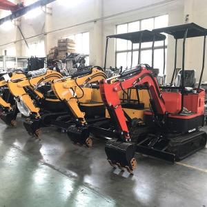 ISO9001 Diesel Engine Electric Mini Excavator With Attachment