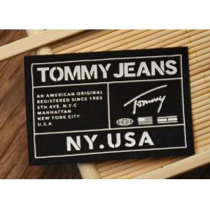 Printing Custom Silicone Logos Woven Fabric Labels For Garments