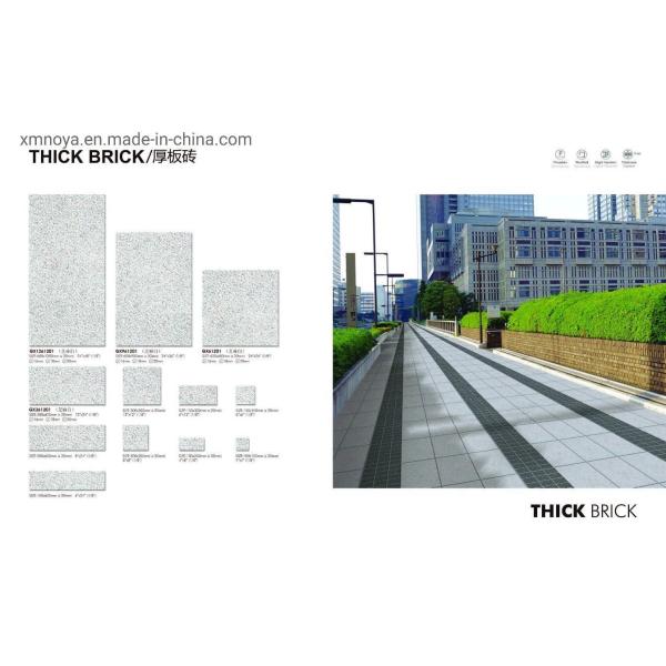 Buy Thick Brick Block Grey Ceramic Paving Tiles in Stone Form for Sustainable at wholesale prices