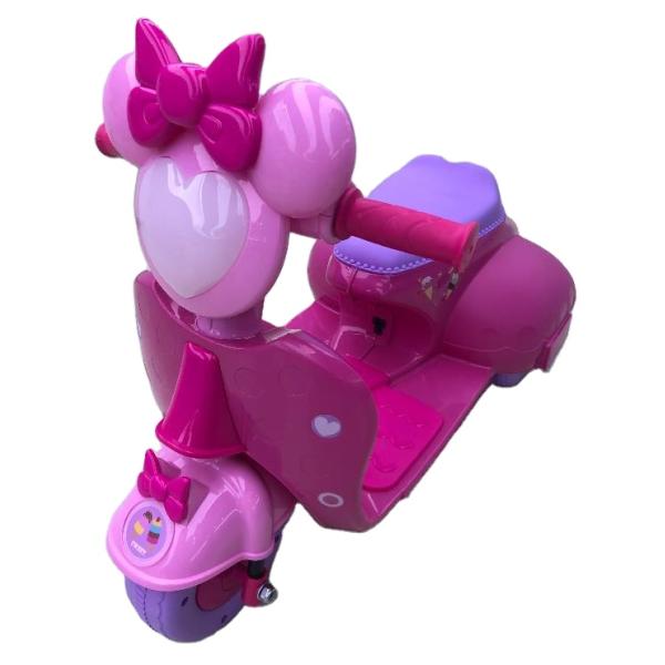 390 *1 Motor 6v Pink Electric Baby Motorcycle Scooters Ride On Car for Children Toys