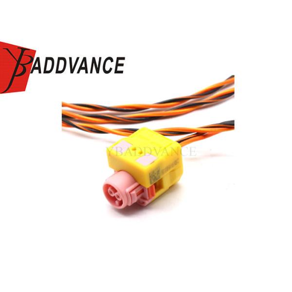 ABX-5 Electrical 2 Pin Airbag Connector Plug Wire Harning Pink Body For GM