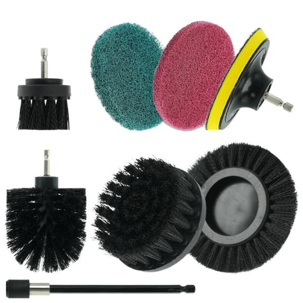 Multifunctional Bristle Drill Brush Attachment Electric Power Scrubber