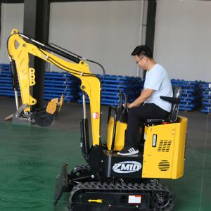 Orchard Digging Trenches Construction 1 Ton Micro Crawler Excavator