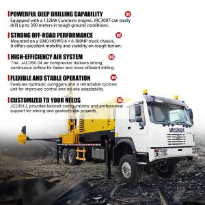 Air Pneumatic Truck Mounted Surface Reverse Circulation Mineral Exploration