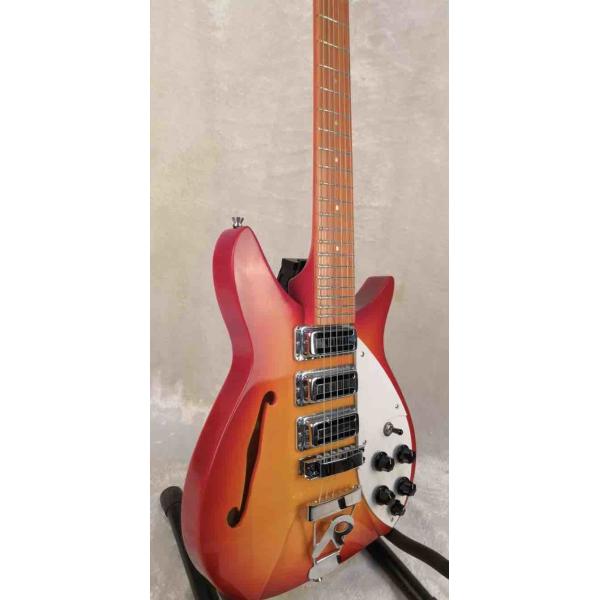Custom F Hole Ricken 325 Electric Guitar in Cherry Red Body Kinds Color