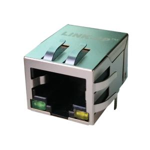13F-60AGYD2PL2NL 10/100 Base - T Ethernet RJ45 Modular Jack with LED LPJ0034EBNL