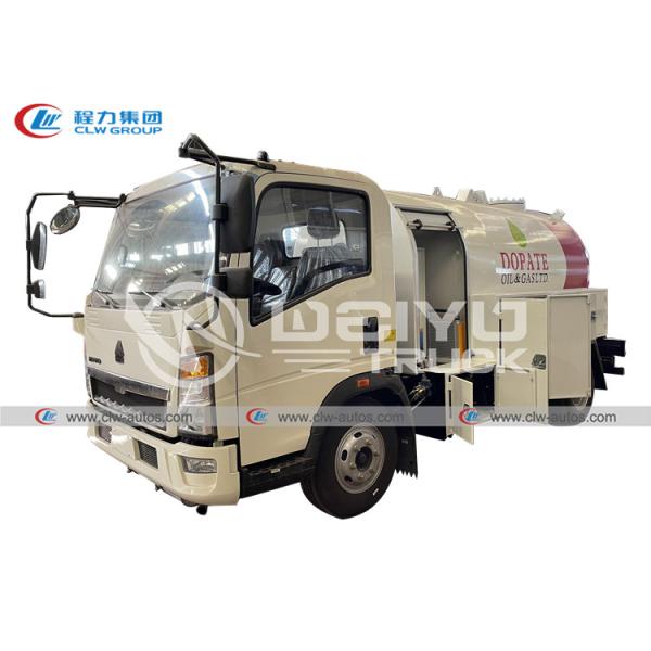 2MT 5000 Liters Mobile LPG Cylinder Filling Bobtail Truck