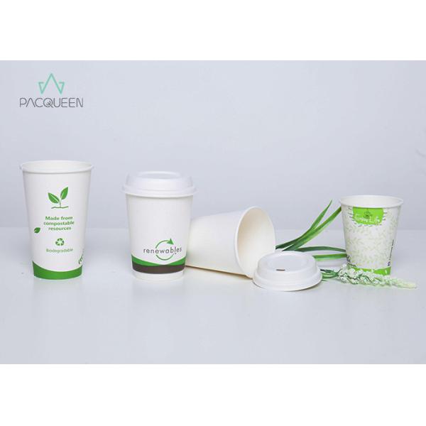 Buy Customized Eco Friendly Disposable Coffee Cups , Tea / Hot Beverage Cups at wholesale prices