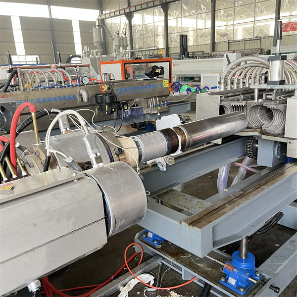 Double Wall Corrugated Pipe Making Machine for Pipe Od 110mm / Pipe Speed 5-6m/min