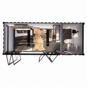 Large Glass Folding Door and Aluminum Alloy Windows in 20 Foot Prefabricated