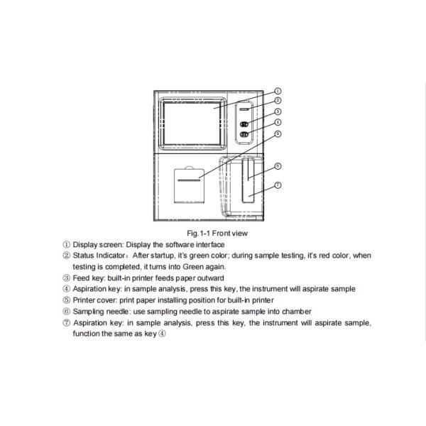 RAYTO RT-7200 Hot sale 3-part hematology analyzer,RAYTO analyzer