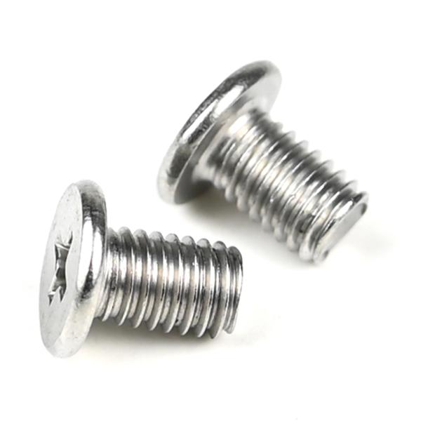 100% QC Tested Stainless Steel Flat Phillips M5 X 8mm Machine Screws for Commodity Shelf