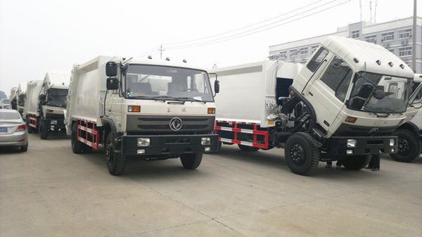 Dongfeng waste management trucks sale in Tunisia, 2-3M3 mini garbage truck